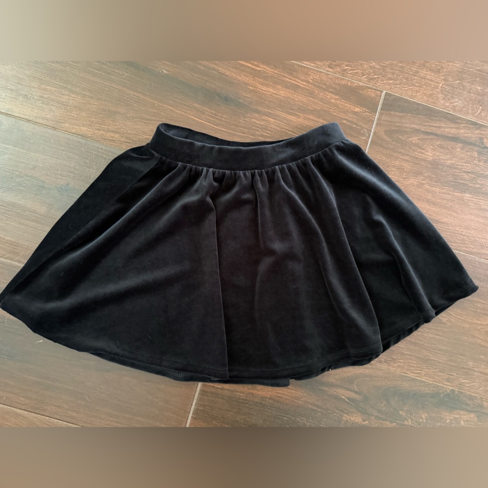 Black Velvet Skirt